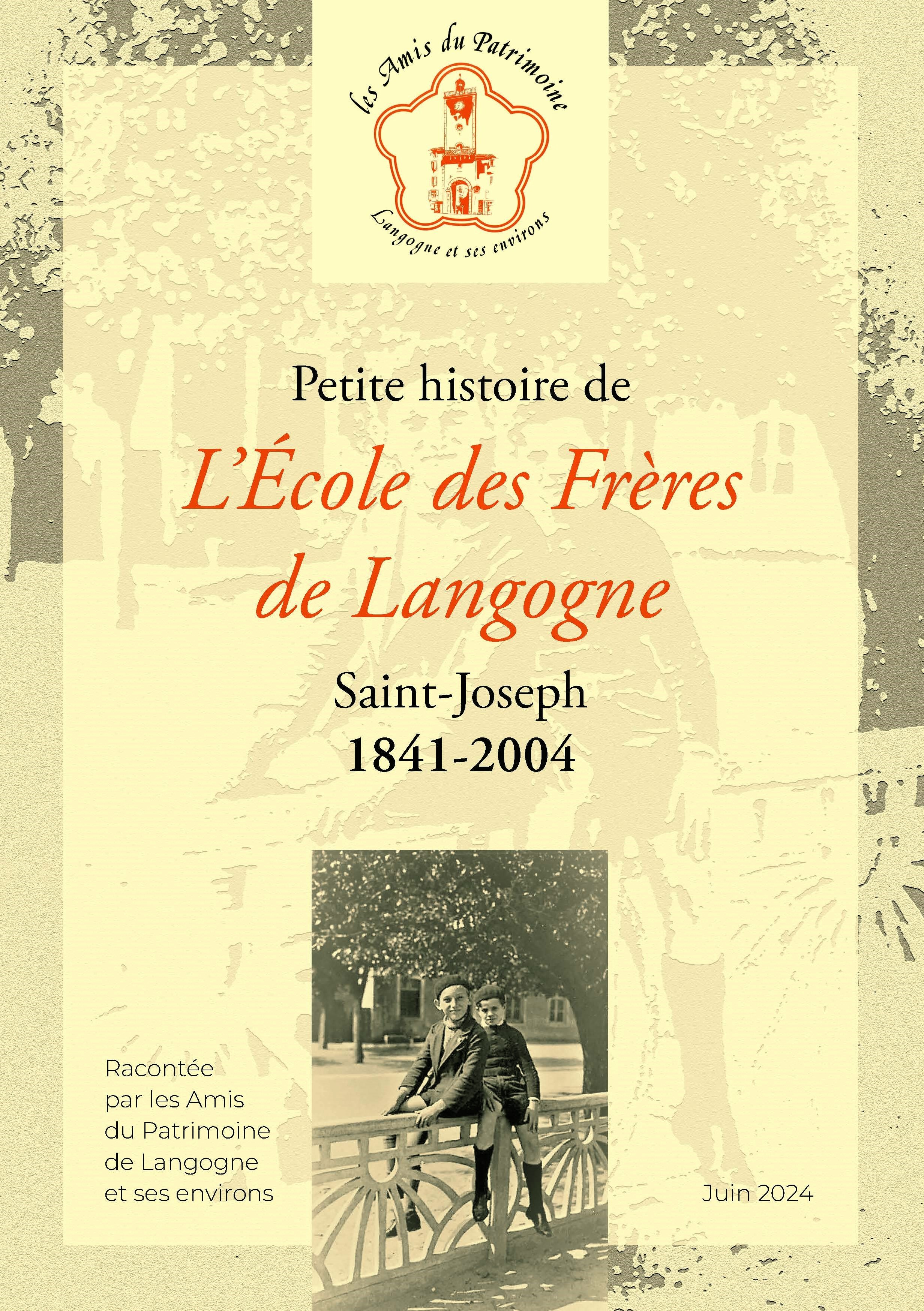 Couverture de l'ouvrage Petite histoire de l'École des Frères de Langogne
